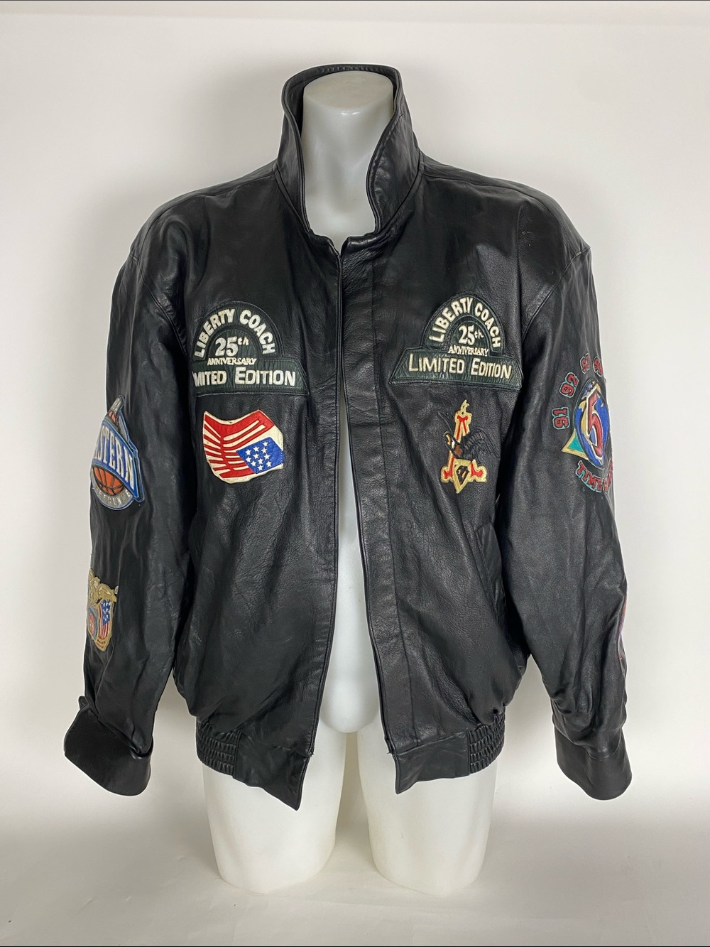 Jeff Hamilton Racing Collection Jacket SZ L Liberty Coach 25TH Anniversary